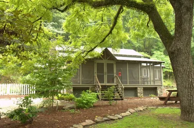 Creekside Cabin on 40 Acres, F/P, Campfire, Trail by Creek