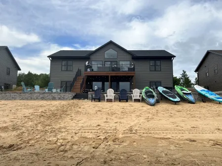 Beach Lake Retreat with Private Lake and Hot Tub