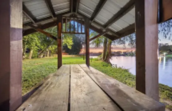 Hot Tub, Fire Pit, Cabana, Covered Patio & Pet-Friendly Riverside Retreat