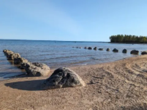 See the best of Michigan's Upper Peninsula in this Family Ready Lake-side Cabin Hotels in Luce County