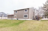 Enjoy a stylish/artsy experience at this centrally-located Fishers Indiana home