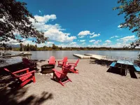 Lakefront with private dock & fire pit - Bunk House Cabin