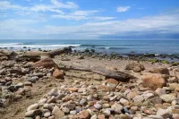 On the front, views of the surf