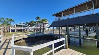Galveston Bay House Waterfront, Private Fishing Dock, Arcade, Near Town & Beach