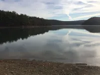 Short walk to the lake!