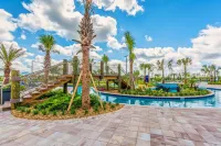 테마 침실과 개인 수영장이 있는 매직 빌라