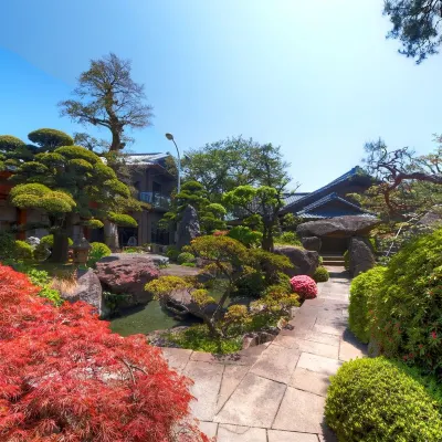 銘石之宿 花月 鄰近山梨縣立博物館的酒店