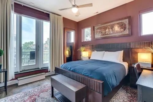 Chic Escape with Gourmet Kitchen and Skyline Views - Stylish Retreat