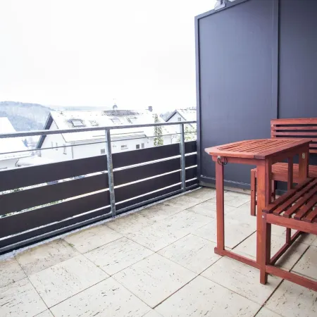 Helle Wohnung Bei Winterberg Mit Balkon