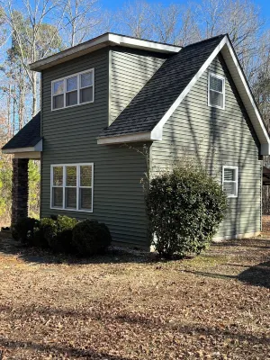 Solar Powered Cottage at Lake, with Dock, on Private 300 Acre Timber Preserve