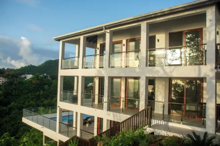 Dream Caribbean Sea View Luxurious  Apartment, Marigot, Saint Lucia Отели в г. Soucis