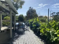 The Green Bach opposite beach- quirky and great for groups and families