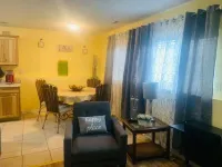 Luxury 2 bedroom rental place with a fireplace
