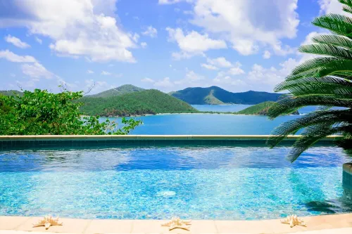 House of Open Arms Villa, Above Hurricane Hole, White Water Views,Romantic! Pool - ブティック