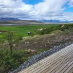 Family Log House in the rural North Iceland. Brand new with a stunning view.
