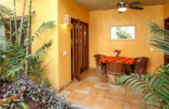 Villas del Rio: 1BR/1BA with dipping pool 1 block from the beach.