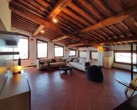 The terrace of Elas Hotels in Uzzano