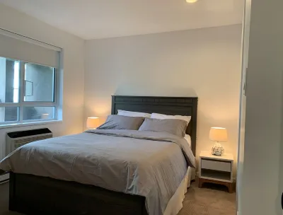 Welcome to our 1BR Top floor Unit at Town Plaza