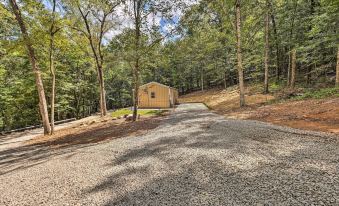 Tallassee Cabin w/ Forest Views Near Creek!