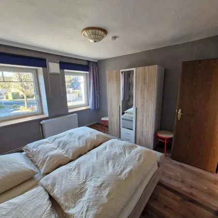 Apartment 54m² for 1-4 persons directly on the dike, sea view from kitchen and living room