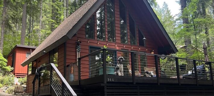 Cozy cabin at Lake Cushman in Hoodsport, WA with AC, Wi-Fi, kayak, beach, hottub Hotels in Mason County