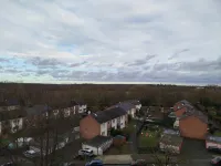 Fitters' apartment Dormagen above the rooftops. Hotels in Dormagen