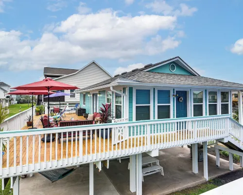 Steps to Pirate Beach: Galveston Home w/ Deck! Hotels near West End