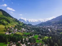 Charming Apt with view 2BD/6P -Residence in MegÃ¨ve