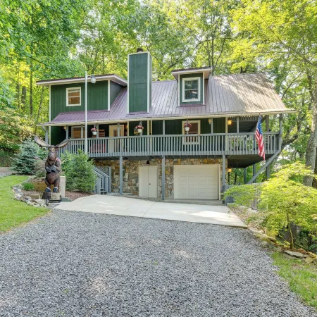 Decks + Lake Access: Scenic North Carolina Retreat