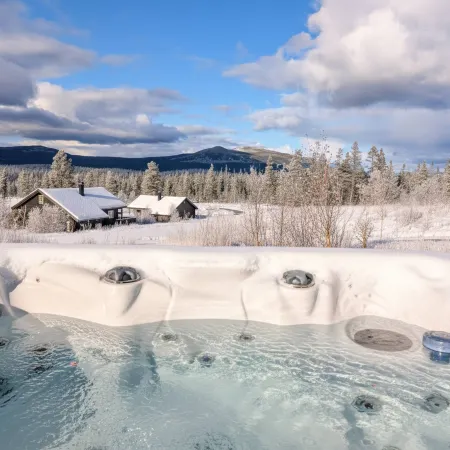 Winter cabin with Jacuzzi Отели в г. Трюсиль