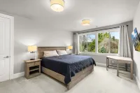 High End New Estate Home in Lake Oswego.  Private suite on 1st level w/o stairs.