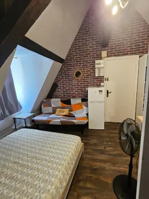 Charming Studio Apartment in Montluçon's Historic Center - 2-stjärniga