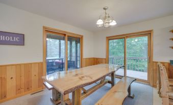 Chetek Lodge w/ Deck on Moose Ear Creek!
