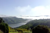 Fantastic view of the Rhine, high altitude of the Rhine above Bacharach, up to 6 people