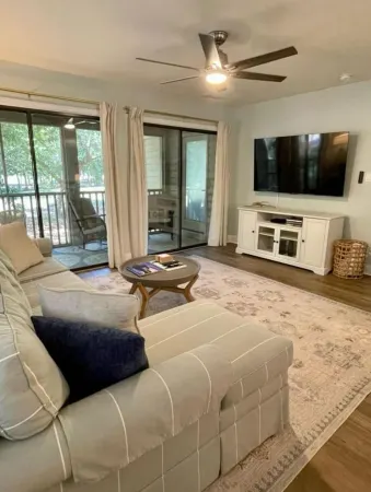 Spacious condo on Jack Nicklaus Signature Golf Course overlooking 10th Tee Box.