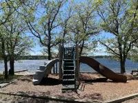 Stately home by Spirit Lake in Menahga