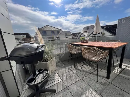 Residence-Dünengras with penthouse flair, just 2 minutes from the Baltic Sea beach Отели рядом с достопримечательностью «Strand Haffkrug»