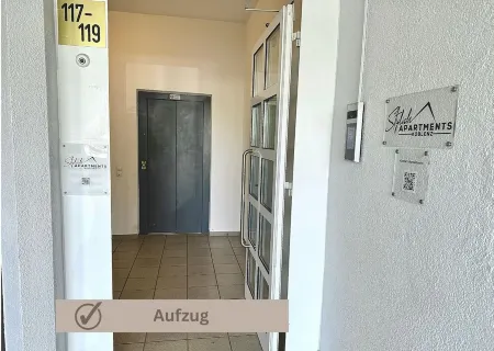 Modern, Zentrumsnah mit Parkplatz und Balkon Отели рядом с достопримечательностью «VFF Wehrtechnische Studiensammlung Koblenz»