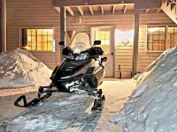 Lazy Bear Lodge on snow/UTV trails and lake Hotels in St. Germain