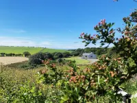 Luxury lodge situated idyllically on the edge of a small working farm