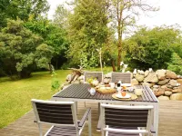 Finnhaus 200m from the Baltic Sea Coast, Sea View to Hiddensee + Moen, Free Wlan - Wifi