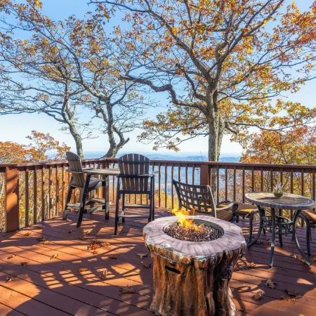 Unbeatable Views Atop Wintergreen Pool
