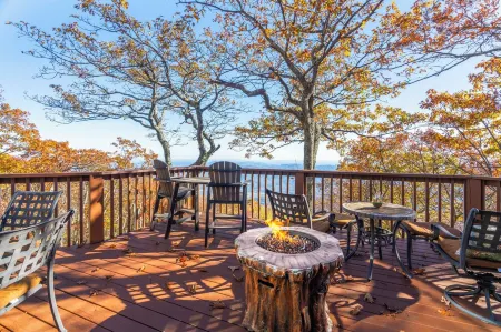 Unbeatable Views Atop Wintergreen Pool