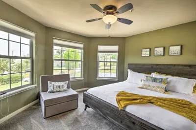 ⭐Spacious "Château Vista" Heated Salt Pool Hot Tub 9 mi to Beach Family Fun!