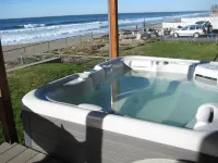 Stay on the beach not on a cliff