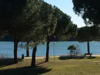 2 ROOMS+CABIN- SWIMMING POOL- TERRACE SOUTH- NICE VIEW ON THE LAKE, WIFI, NEAR GOLF COURSE