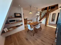 Large central apartment in Bielefeld for up to 8 people.