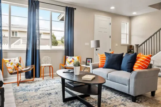 Office, Cozy Living Areas, and Library Access - Charming Retreat