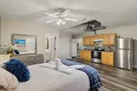 Cape Heaven, heated pool, and volleyball court, and park.