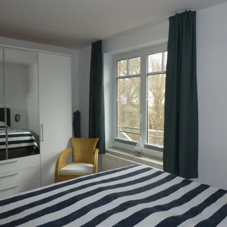 sunny 2 rooms apartment with balcony and a view to the Salzhaff